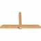 Ekena Millwork Eugene Smooth Timber Gable Bracket, Western Red Cedar, 84"W x 45"H x 5 1/2"D x 5 1/2"F, 13/12 Pitch GBW084X45X0606EUG00SWR - alternate 5
